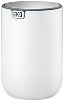 Afvalbak EKO Fandy 2 tafelmodel met swingdeksel 1,5 liter wit