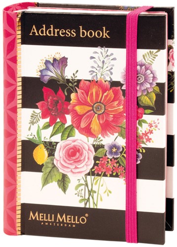 Carnet d'adresses Paperclip Melli Mello A6 80 feuilles 100g