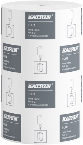 Papier de nettoyage Katrin Plus petit 2 épaisseurs 240 feuilles blanc 97494
