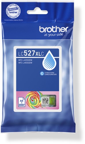 Cartouche d'encre Brother LC-527XLC bleu