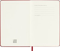 Agenda 2027 Moleskine 12 mois Planner Weekly 7 jours/1 page Pocket CR scarlet red-2