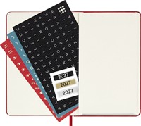 Agenda 2027 Moleskine 12 mois Planner Weekly 7 jours/1 page Pocket CR scarlet red-3