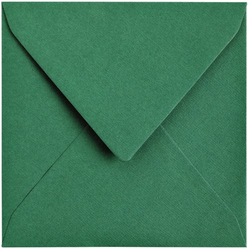Enveloppe Papicolor 140x140mm vert sapin paquet 6 pièces-2