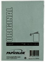 Carte de correspondance Papicolor double 105x148mm vert sapin 6 pièces-3