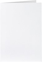 Carte de correspondance Papicolor double 105x148mm kraft blanc 6 pièces