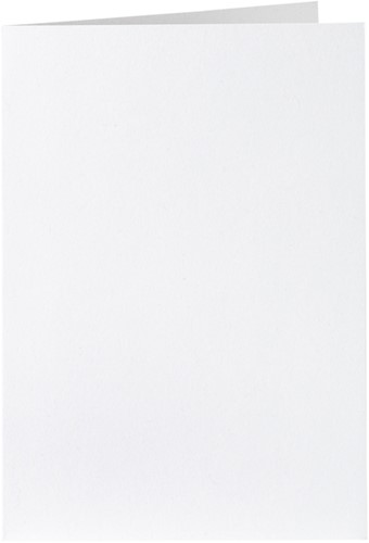 Carte de correspondance Papicolor double 105x148mm kraft blanc 6 pièces