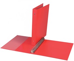 Classeur 23 anneaux Quantore A4 méc-O 19mm PP rouge