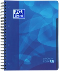 Cahier Projet Oxford School A4+ ligné 4 perf 240 pages 80g bleu