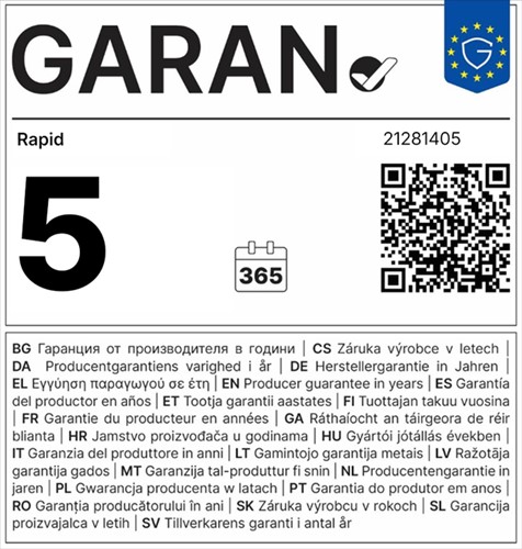 Agrafeuse Rapid HD70 70 feuilles argent/orange-2