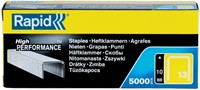 Agrafes Rapid 13/10 galvanisé strong 5000 pièces