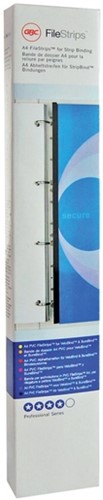 Bande de reliure GBC 21 trous A4 transparent 100 pièces-5