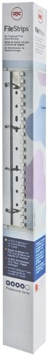 Filestrip GBC 21-gaats A4 transparant 100stuks-1