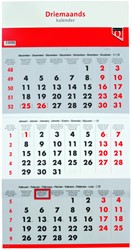 Calendrier 3 mois 2027 Quantore