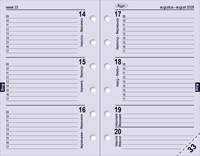 Organiseur Kalpa Pocket Agenda 2026-2027 7 jours/2 pages Keta noir-4