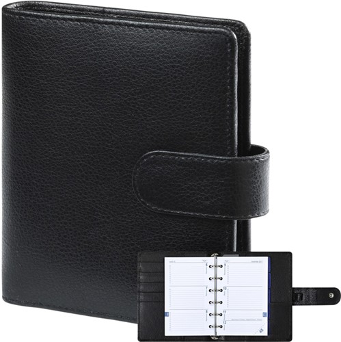Organiseur Kalpa Pocket Agenda 2026-2027 7 jours/2 pages Keta noir