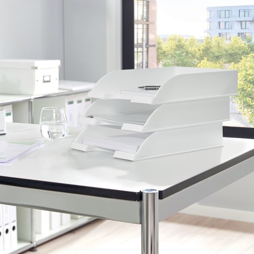 Brievenbak Leitz Plus standaard A4 wit-11