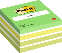 Bloc-mémos Post-it 2028 76x76mm cube vert pastel