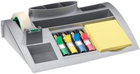 Bureau organiser Post-it C50 zilvergrijs incl inhoud-2