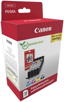 Inktcartridge Canon CLI-581 4 kleuren + papier-3