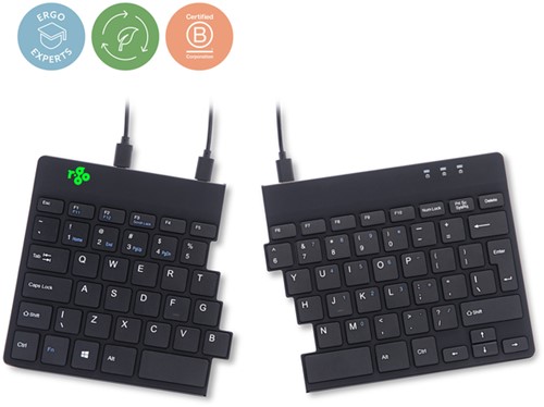 Clavier ergonomique R-Go Tools Split Break Qwerty noir