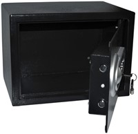 Coffre-fort Pavo 350x250x250mm empreintes digitales noir-3