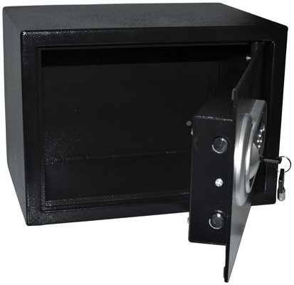 Coffre-fort Pavo 350x250x250mm empreintes digitales noir-3
