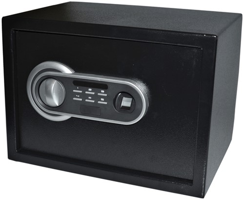 Coffre-fort Pavo 350x250x250mm empreintes digitales noir-2