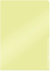 Pochette modèle L Leitz Premium Copysafe A4 PVC 0,15mm jaune 100 pièces
