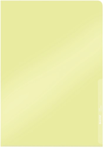 Pochette modèle L Leitz Premium Copysafe A4 PVC 0,15mm jaune 100 pièces