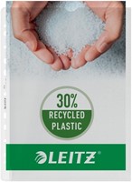 Pochette Leitz Premium ouverture gauche A4 PP 0,13mm transparent 100 pièces-2