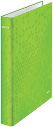 Classeur Leitz WOW A4 Maxi 4 anneaux méc-D 25mm vert