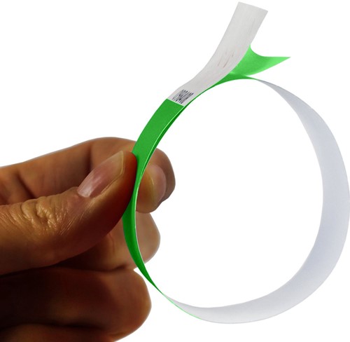 Bracelet Combicraft Tyvek vert 100 pièces-2