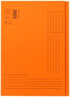 Chemise Quantore A4 bord décalé 250g orange