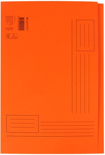 Chemise Quantore Folio bord décalé 250g orange