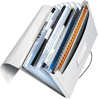 Trieur Leitz WOW 6 intercalaires PP blanc-2