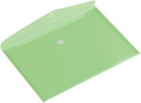 Enveloptas Europel A5 250x180mm dwars transparant groen