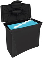 Valisette dossiers suspendus Esselte Vivida noir-3