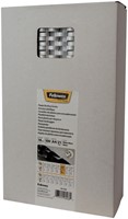 Reliure Fellowes 14mm 21 anneaux A4 blanc 100 pièces