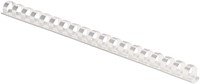 Reliure Fellowes 14mm 21 anneaux A4 blanc 100 pièces-2