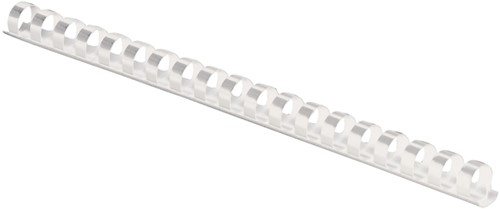 Reliure Fellowes 16mm 21 anneaux A4 blanc 100 pièces-2