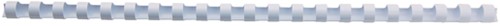 Reliure GBC 12mm 21 anneaux A4 blanc 100 pièces-1