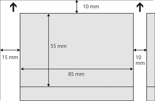Visitekaart Sigel 85x55mm blanco 190gr  afgeronde hoeken wit 100 stuks-3