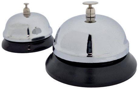 Sonnette de comptoir CombiCraft 85mm argent-2