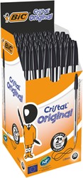 Stylo bille BIC Cristal Medium noir