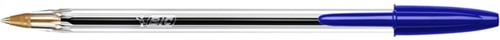 Stylo bille BIC Cristal Medium bleu boîte transparente