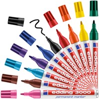 Viltstift edding 3000 rond 1.5-3mm geel-1