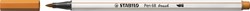 Feutre pinceau STABILO Pen 568/89 ocre foncé