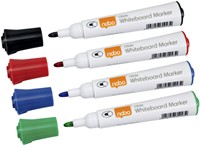 Marqueur tableau blanc Nobo Glide ogive 3mm assorti 4 pièces-3