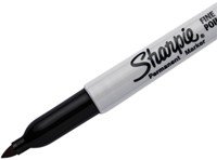 Feutre Sharpie ogive Fin noir blister 2 pièces-3