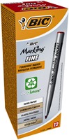 Marqueur BIC 1445 ECOlutions ogive Fin rouge-2